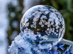 gefrorene Seifenblase