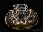 Traktor beleuchtet